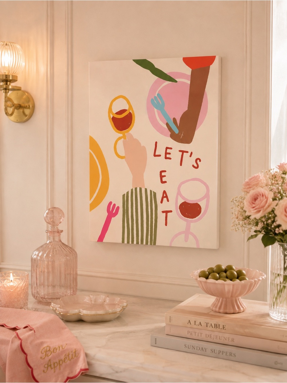 LETS EAT CANVAS - Picture 7 of 7